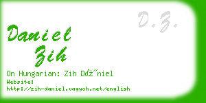 daniel zih business card